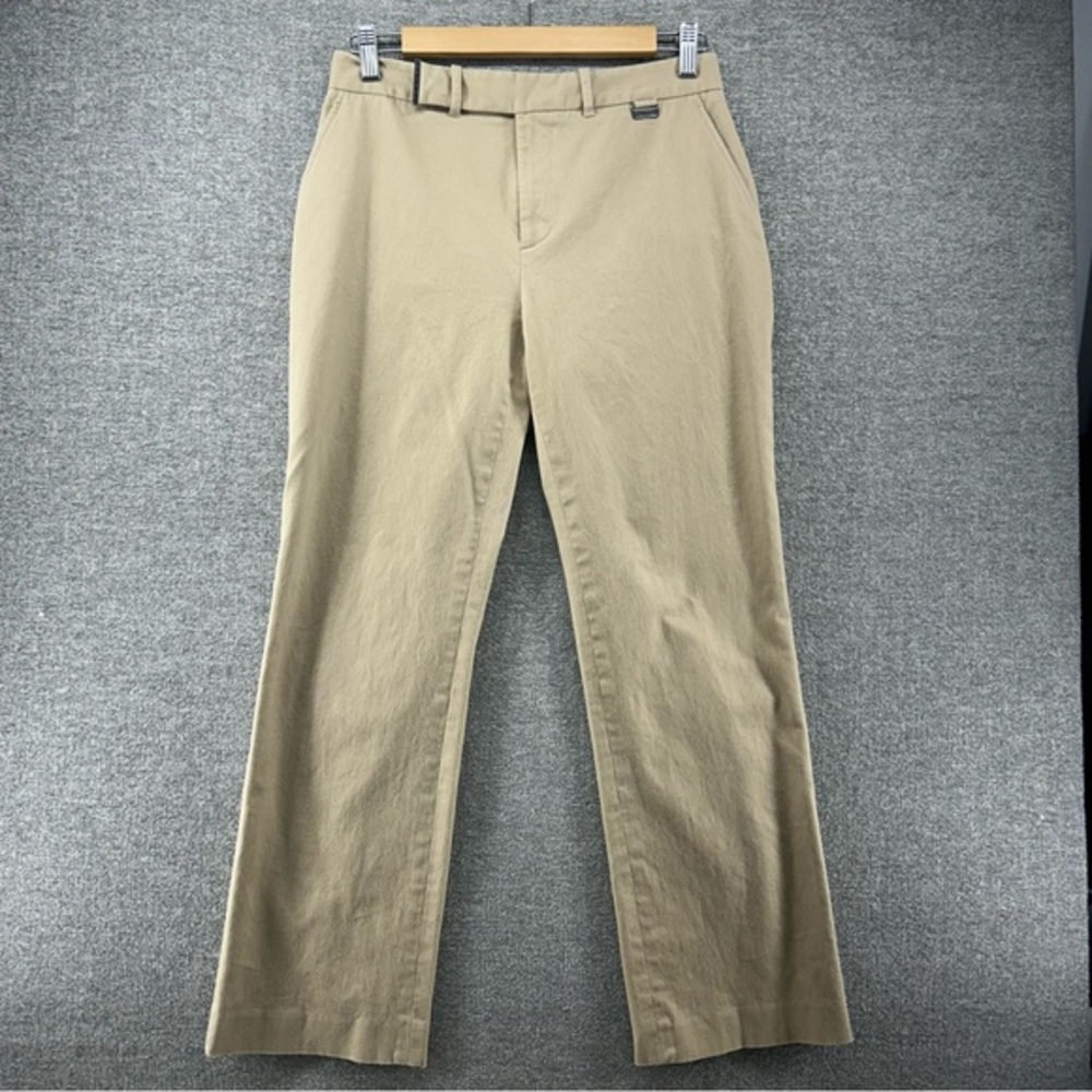 Lauren Ralph Lauren Beige Straight Leg Trousers - Picture 1 of 9
